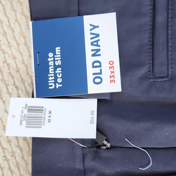 Old Navy Men's Dark Navy Pants, 33x30 - Picture 2 of 5